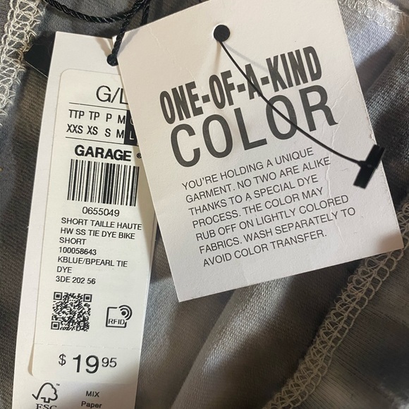 Tie Dye Biker Shorts - Picture 2 of 3